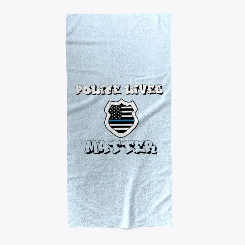 Police Lives Matter: Beach Towel